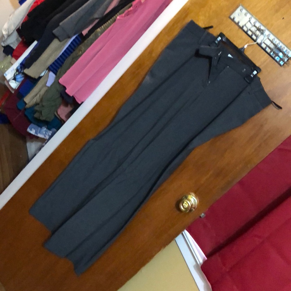 Gray business pants